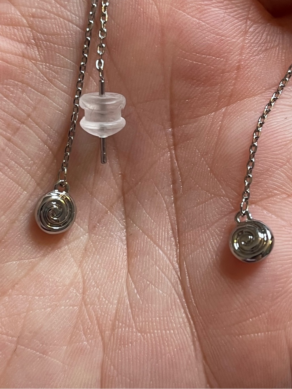 Luv Aj Chain Ear Threaders - Picture 4 of 7
